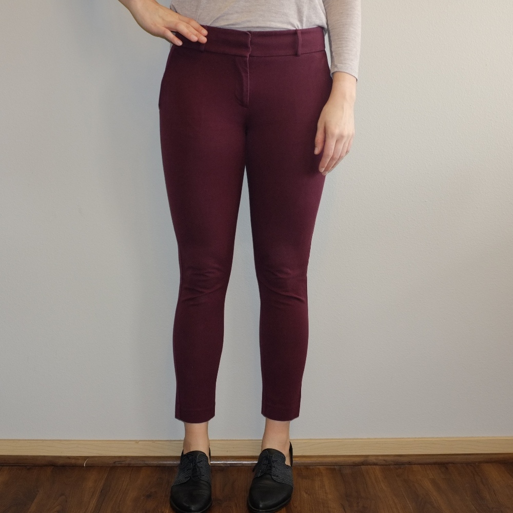 Burgundy Work Pants